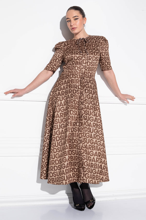 Ruslan-Rura Teddy Bueno Monogram dress