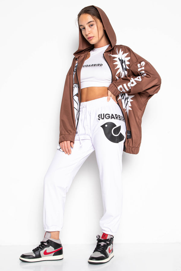 Piru Jogger Monogram white top