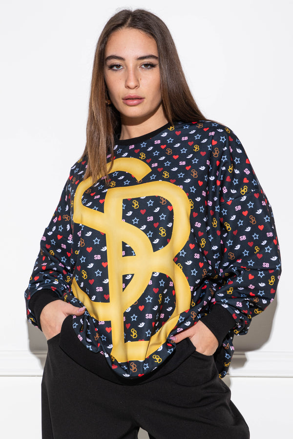 Boogie Gold Monogram pulover