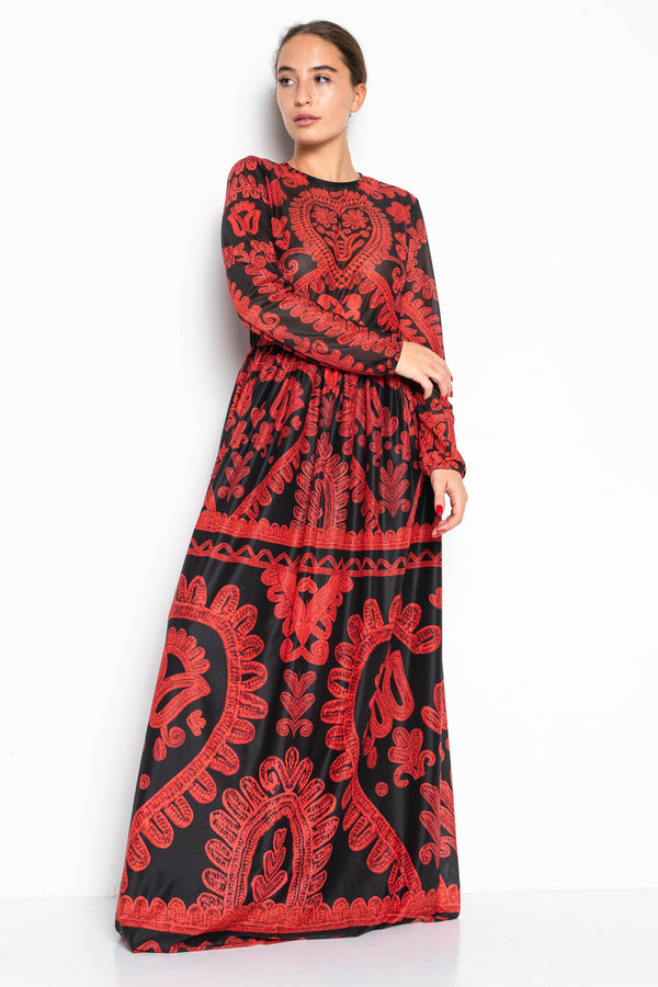 Itto-Jozefa Maxi Kalotaszeg Írottas dress